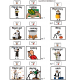 THANKSGIVING PILGRIMS - Build a Sentence with Pictures Interactive Activity Book